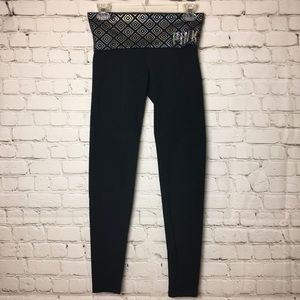 VS Pink Fold over leggings